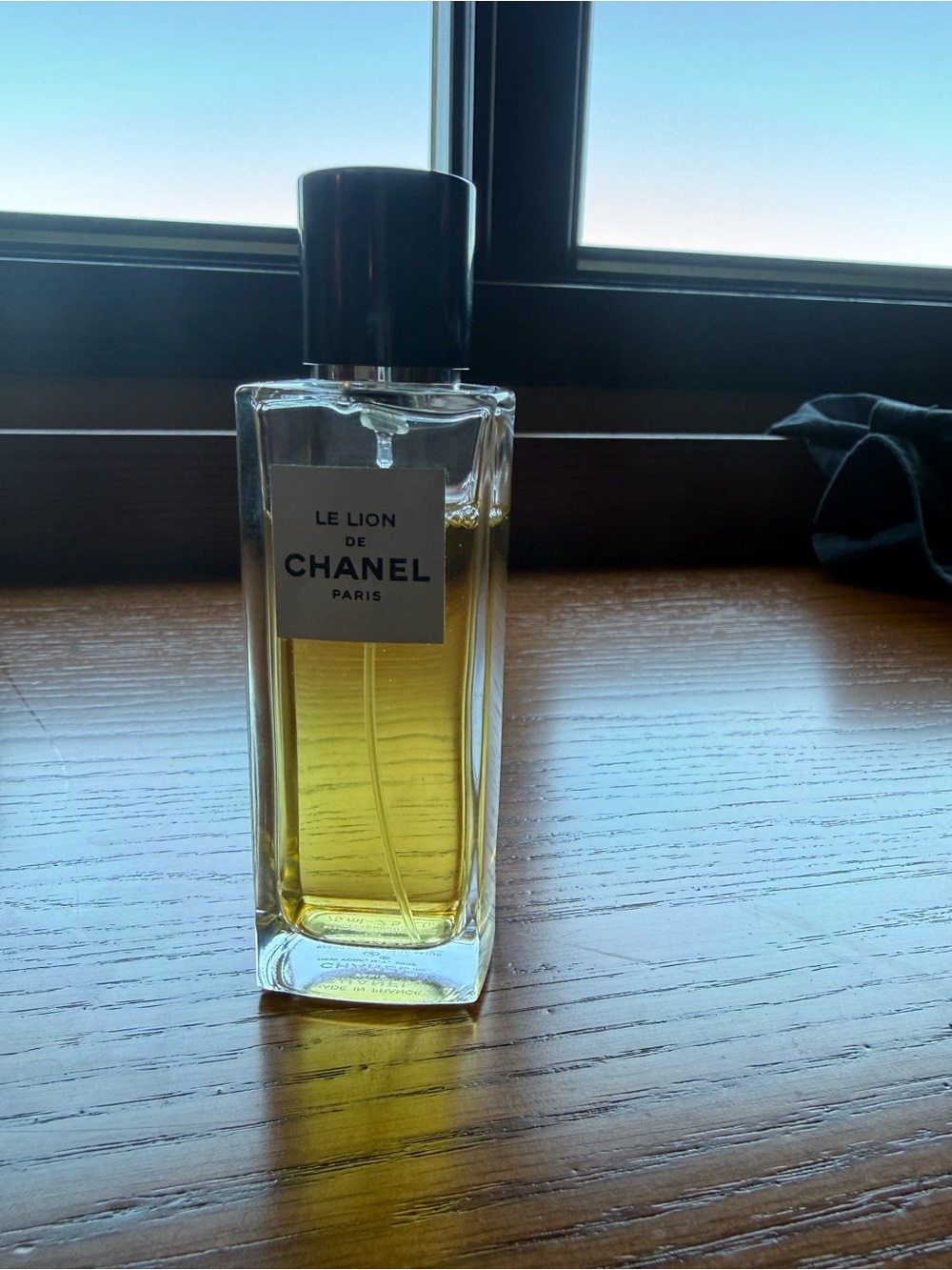 CHANEL Le Lion Eau de Parfum - Amber Yellow and Black Accents